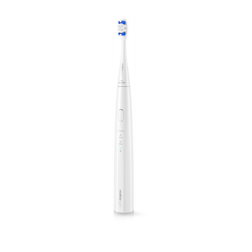 Niceboy ION Sonic Kids - Sonisk tandborste för barn 500 mAh IPX7 vit