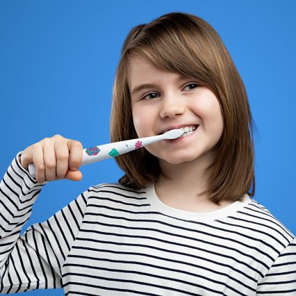 Niceboy ION Sonic Kids - Sonisk tandborste för barn IPX7 vit