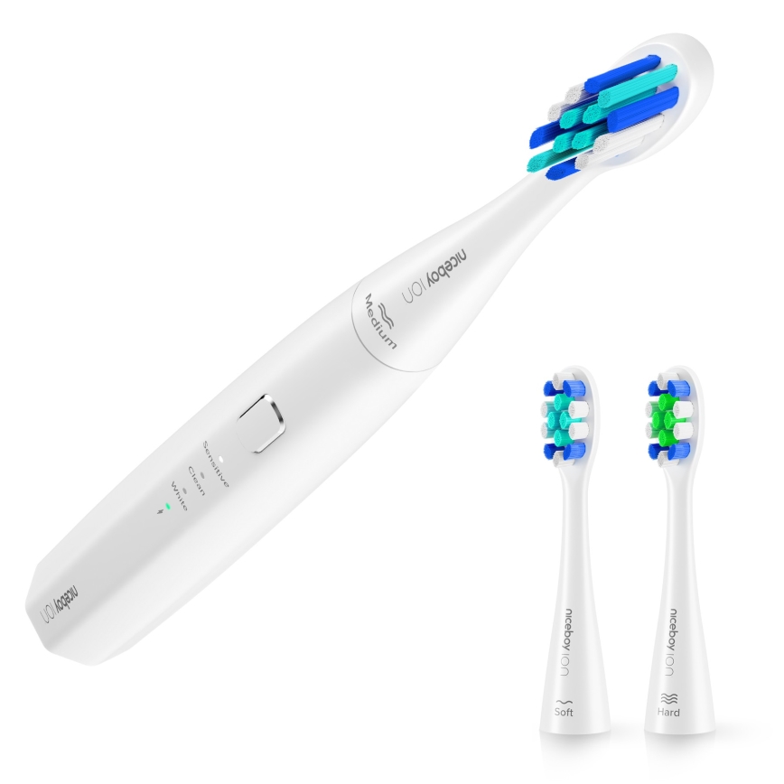 Niceboy ION Sonic Lite - Sonik tandborste IPX7 vit