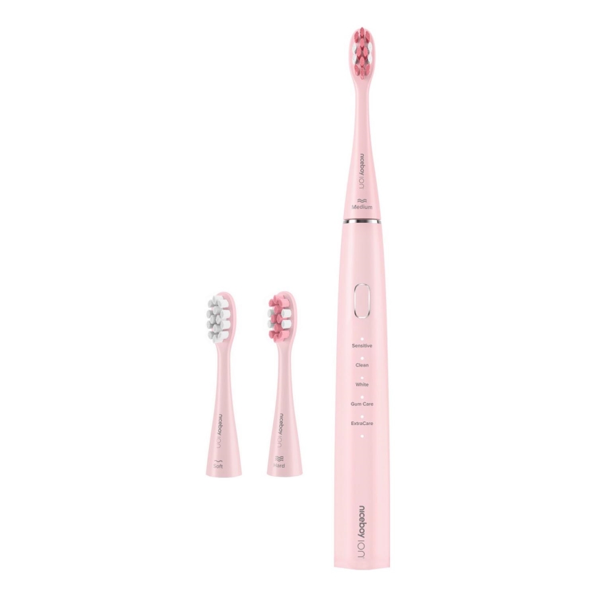 Niceboy ION Sonic - Sonik tandborste IPX7 rosa