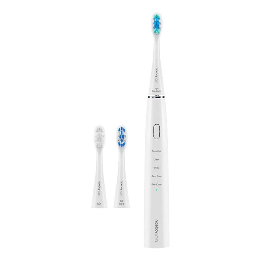 Niceboy ION Sonic - Sonik tandborste IPX7 vit