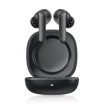 Niceboy Pins 4 PRO - Trådlös earphones med ANC 380 mAh + 2x 35 mAh IP54 svart