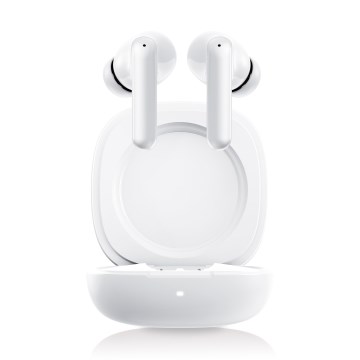 Niceboy Pins 4 PRO - Trådlös earphones med ANC 380 mAh + 2x 35 mAh IP54 vit