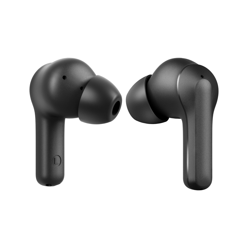 Niceboy Pins 4 - Trådlös earphones med ANC 400 mAh + 2x 50 mAh IPX4 svart