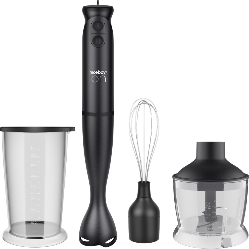 Niceboy Twister T1 Set - Stavmixer med tillbehör 500W/230V svart