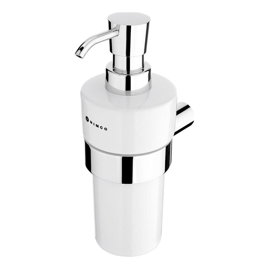 NIMCO BR 11031KN-26 - Tvålpump för vägg BORMO 300 mm vit/skinande krom