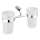 NIMCO BR 11058DW-26 - Väggmonterad tandborstehållare BORMO matt glas/skinande krom