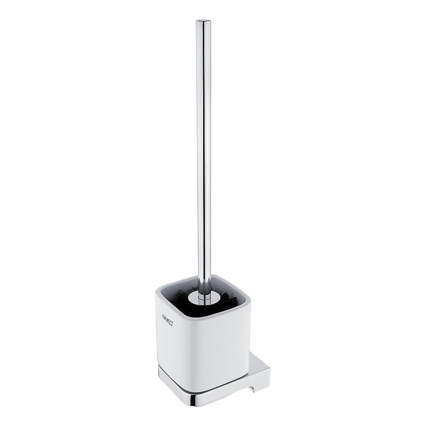 NIMCO MA 29094KN-26 - Toaletborste med vägghängare MAYA vit/skinande krom