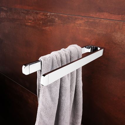NIMCO NK 30098-26 - Handdukshängare för vägg NIKAU 39 cm skinande krom