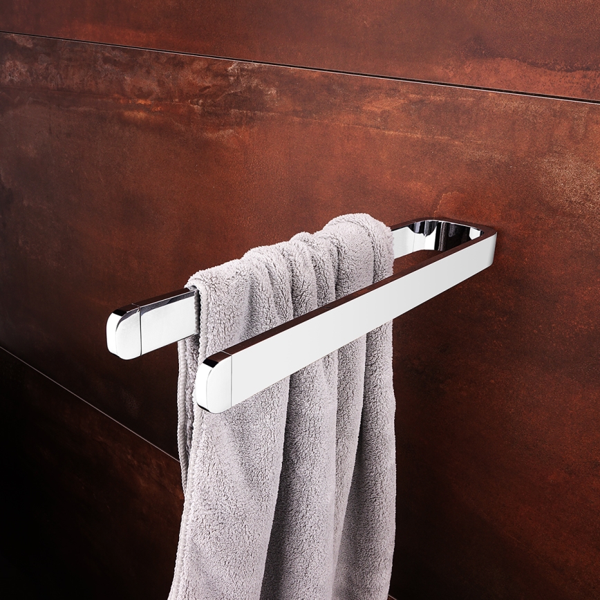 NIMCO NK 30098-26 - Handdukshängare för vägg NIKAU 39 cm skinande krom