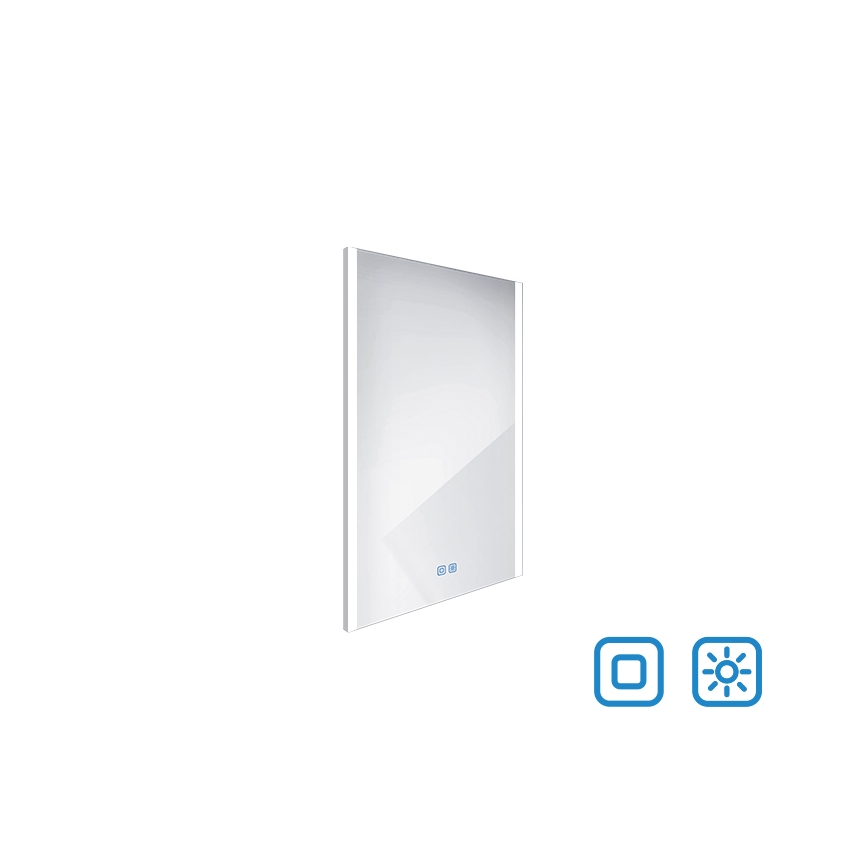 NIMCO ZP 11001VX - LED Dimbar badrumsspegel med bakgrundsbelysning LED/21W/230V 3000-6500K 70x50 cm IP44