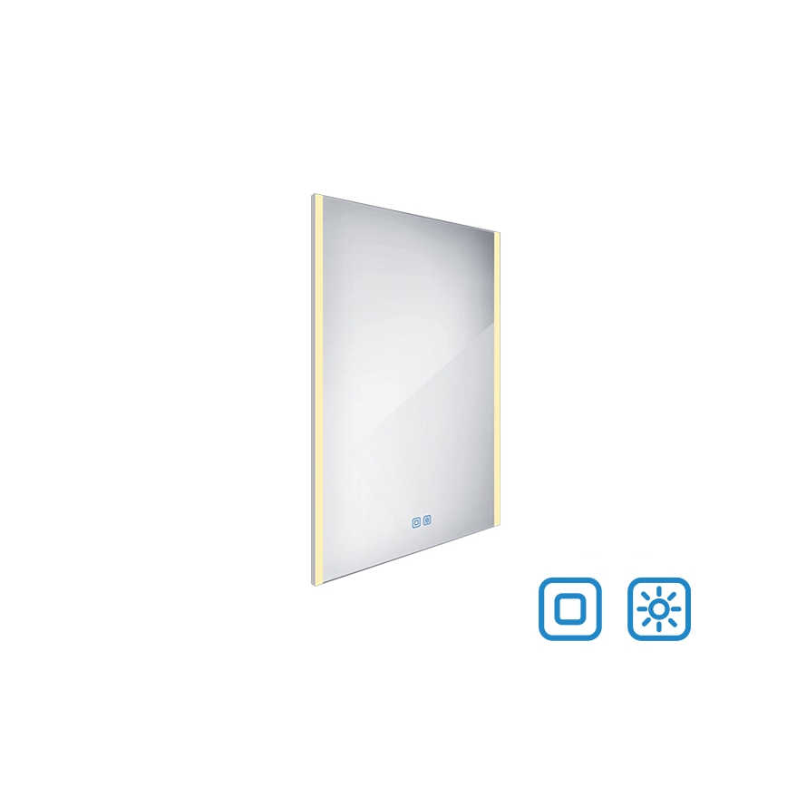 NIMCO ZP 11002VX - LED Dimbar badrumsspegel med bakgrundsbelysning LED/24W/230V 3000-6500K 80x60 cm IP44