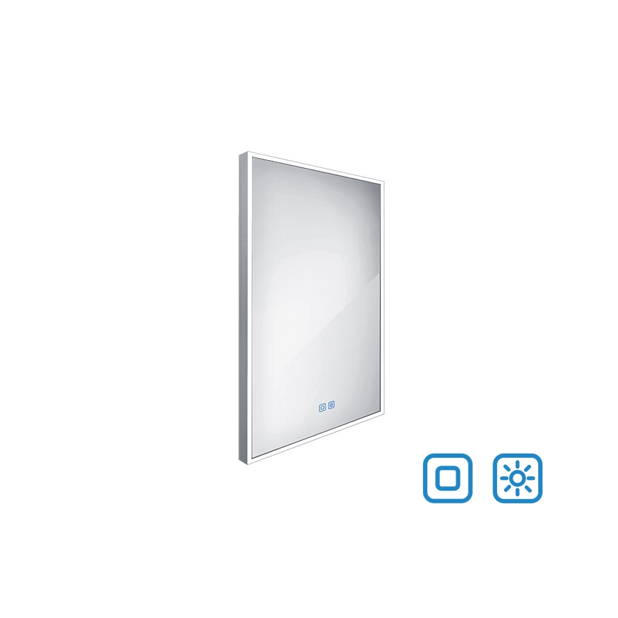 NIMCO ZP 13001VX - LED Dimbar badrumsspegel med bakgrundsbelysning LED/35W/230V 3000-6500K 70x50 cm IP44