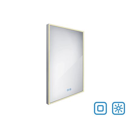 NIMCO ZP 13001VX - LED Dimbar badrumsspegel med bakgrundsbelysning LED/35W/230V 3000-6500K 70x50 cm IP44
