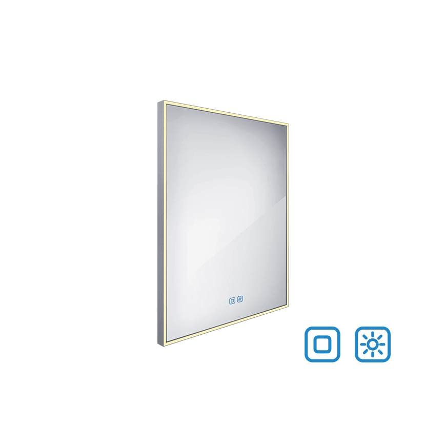 NIMCO ZP 13002VX - LED Dimbar badrumsspegel med bakgrundsbelysning LED/41W/230V 3000-6500K 80x60 cm IP44