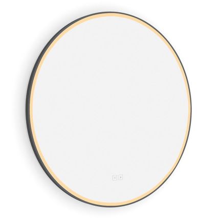 NIMCO ZPC 28001RVX-90 - LED Dimbar badrumsspegel med bakgrundsbelysning LED/33W/230V 3000-6500K diameter 70 cm matt svart IP44