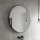 NIMCO ZPC 31000RVX-90 - LED Dimbar badrumsspegel med bakgrundsbelysning LED/20W/230V 3000-6500K diameter 60 cm matt svart IP44