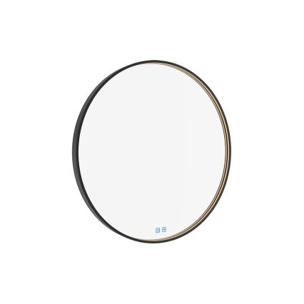 NIMCO ZPC 31001RVX-90 - LED Dimbar badrumsspegel med bakgrundsbelysning LED/22W/230V 3000-6500K diameter 70 cm matt svart IP44