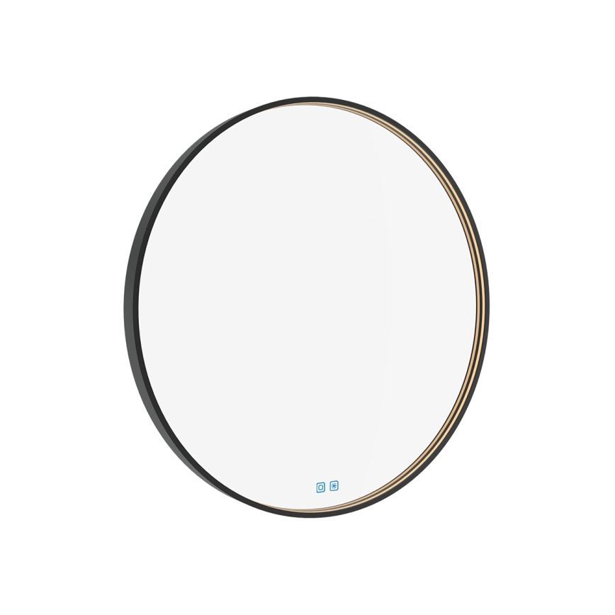 NIMCO ZPC 31002RVX-90 - LED Dimbar badrumsspegel med bakgrundsbelysning LED/26W/230V 3000-6500K diameter 80 cm matt svart IP44