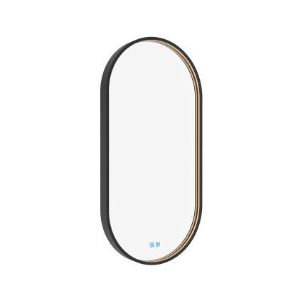 NIMCO ZPC 32002LVX-90 - LED Dimbar badrumsspegel med bakgrundsbelysning LED/25W/230V 3000-6500K 80x40 cm matt svart  IP44