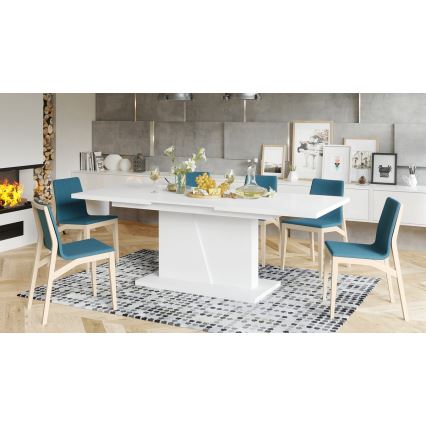 Utdragbart matbord NINO vit
