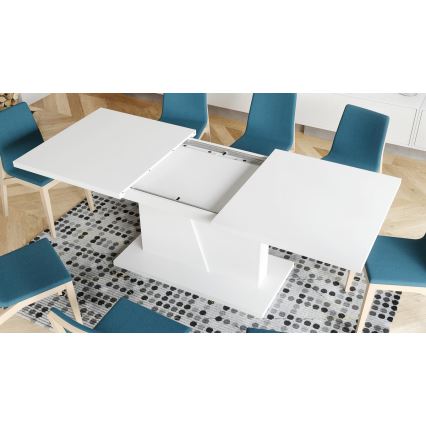 Utdragbart matbord NINO vit