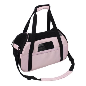 Nobleza - Husdjur transportväska 43 cm rosa