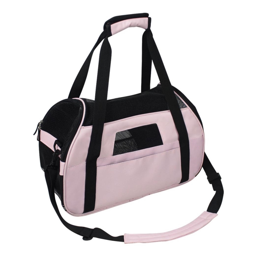 Nobleza - Husdjur transportväska 43 cm rosa
