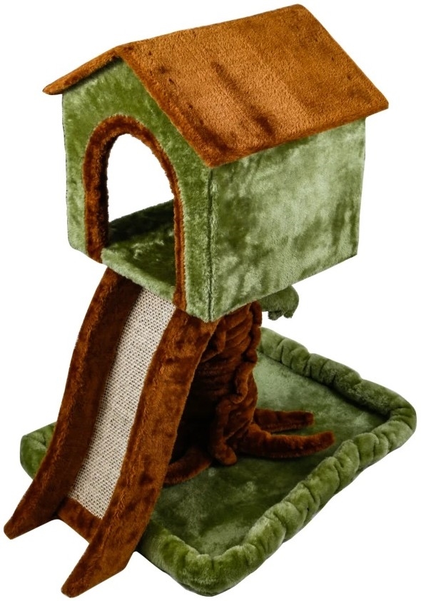 Nobleza - Katt klösbräda 73,5x66x47 cm hus