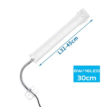 Nobleza - LED Akvariumbelysning LED/8W/230V IPX7 30 cm