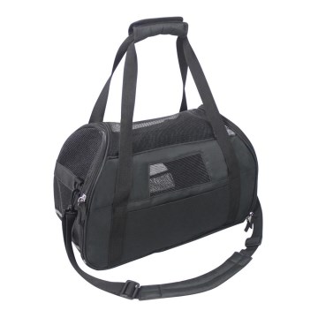 Nobleza - Transportsväska för husdjur 48 cm svart