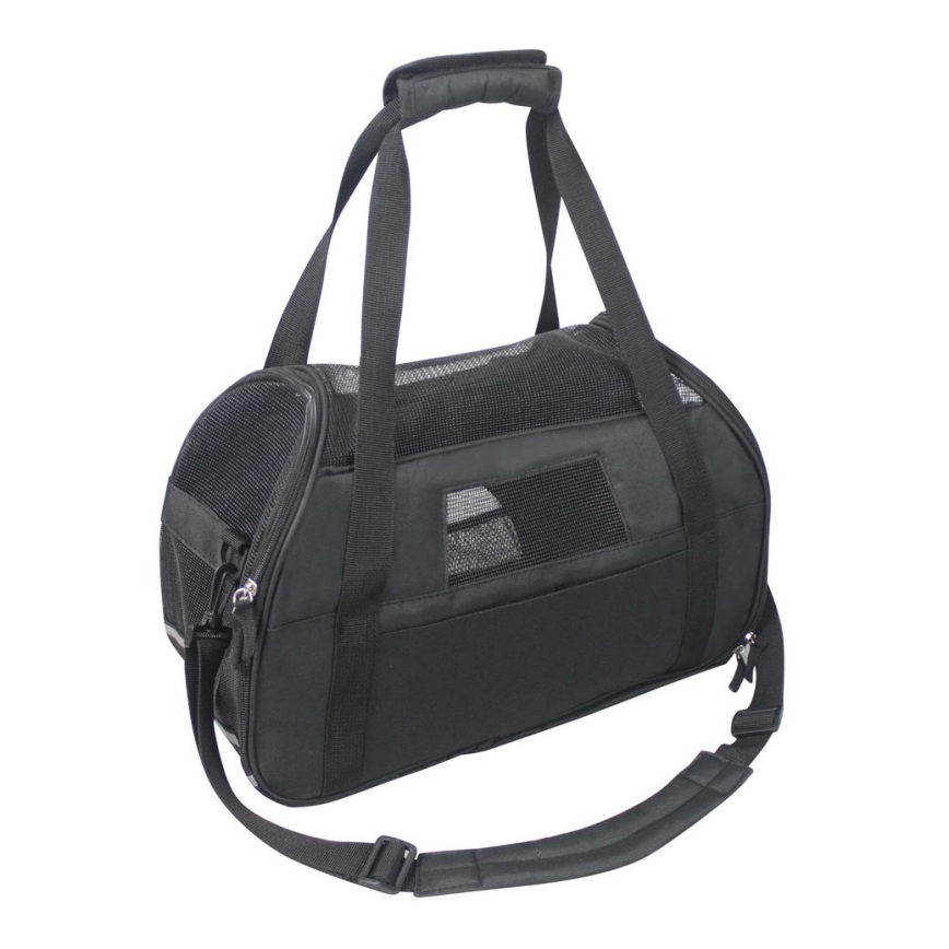 Nobleza - Transportsväska för husdjur 48 cm svart