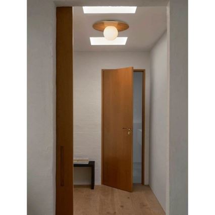 Nordlux - Badrum takbelysning SIONA 1xE27/60W/230V IP44 diameter 43 cm beige