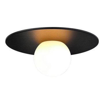 Nordlux - Badrum takbelysning SIONA 1xE27/60W/230V IP44 svart