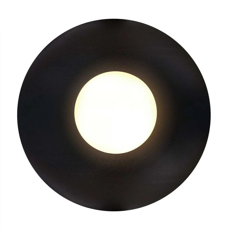 Nordlux - Badrum takbelysning SIONA 1xE27/60W/230V IP44 svart