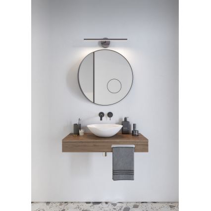 Nordlux - Badrumsspegel med LED-belysning IP LED/6,2W/230V IP44 40 cm matt krom