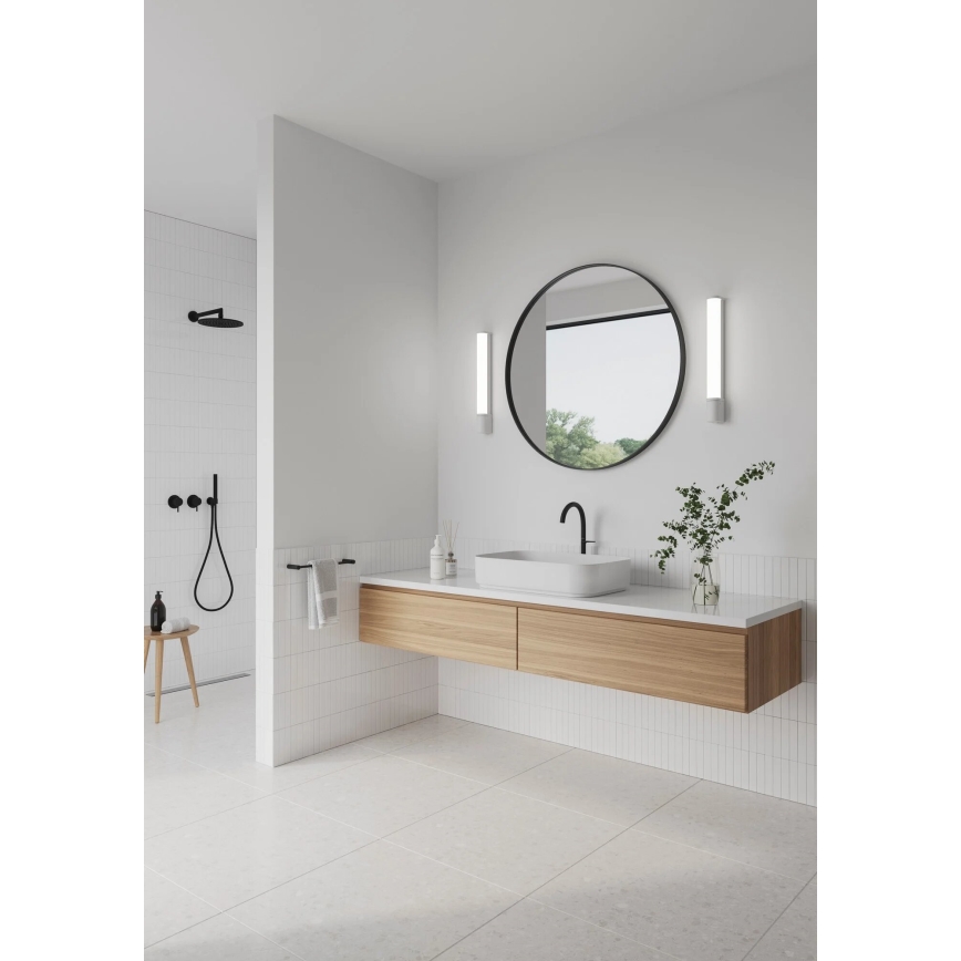 Nordlux - Badrumsspegel med LED-belysning MALAIKA LED/6W/230V 3000K IP44 vit