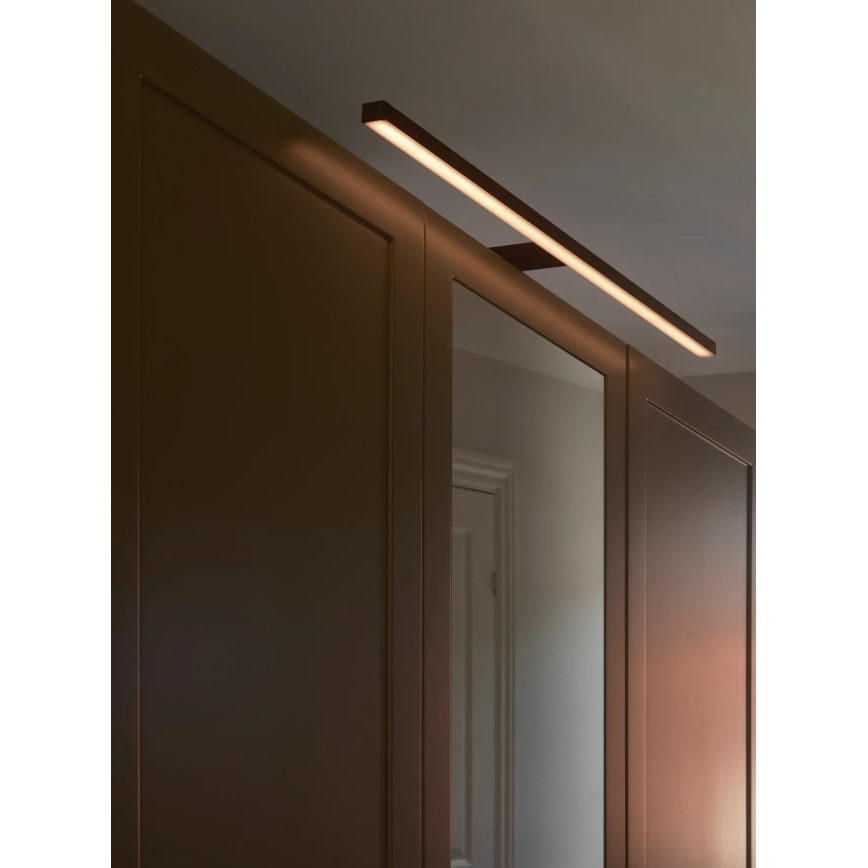 Nordlux - Badrumsspegel med LED-belysning MARLEE LED/11,5W/230V 3000K IP44 svart