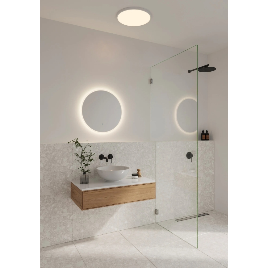 Nordlux - LED-badrumsspegel med integrerad belysning DOVINA LED/20W/230V 4000K Ø 60 cm IP44
