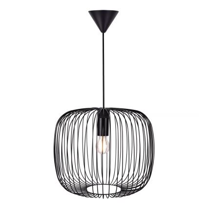 Nordlux - BERONI pendel på kabel 1xE27/60W/230V svart Ø 40 cm