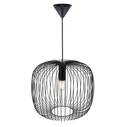 Nordlux - BERONI pendel på kabel 1xE27/60W/230V svart Ø 40 cm