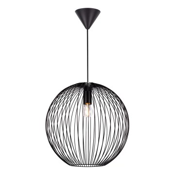 Nordlux - BERONI takpendel med vajer 1xE27/60W/230V svart