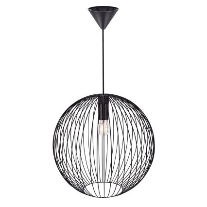 Nordlux - BERONI takpendel med vajer 1xE27/60W/230V svart