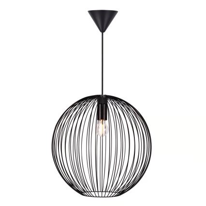 Nordlux - BERONI takpendel med vajer 1xE27/60W/230V svart