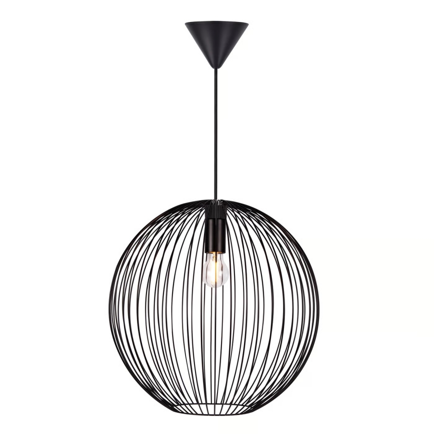 Nordlux - BERONI takpendel med vajer 1xE27/60W/230V svart