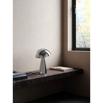 Nordlux - Bordslampa ALIGN 1xE27/25W/230V blank krom