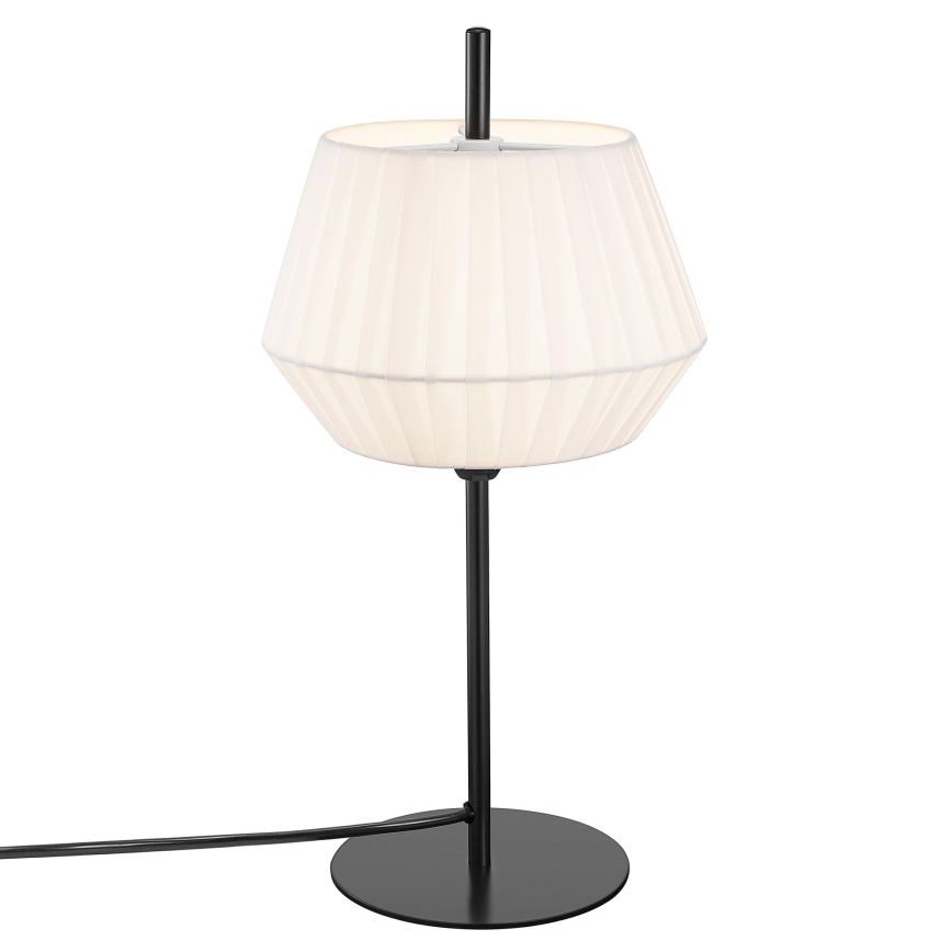 Nordlux - Bordslampa DICTE 1xE14/40W/230V vit/svart