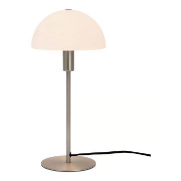 Nordlux - Bordslampa ELLEN 1xE14/40W/230V matt krom/vit