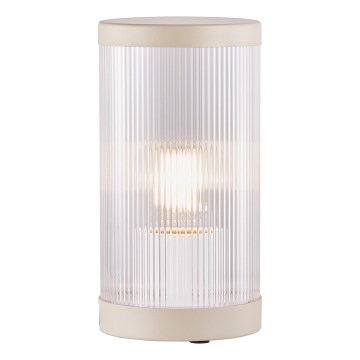 Nordlux - Bordslampa för utomhusbruk COUPAR 1xE27/25W/230V IP54 beige