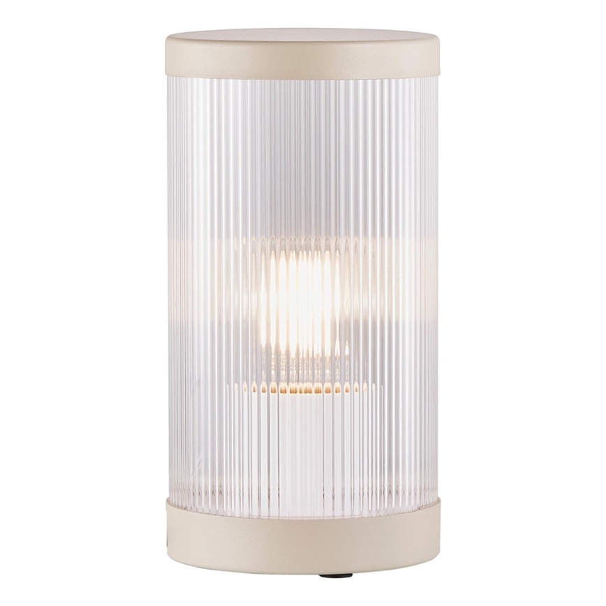 Nordlux - Bordslampa för utomhusbruk COUPAR 1xE27/25W/230V IP54 beige